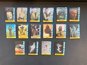 Juego completo de 16 cartas coleccionables Star Wars Vintage Wonder Bread 1977 casi como nuevo - Imagen 1 de 2