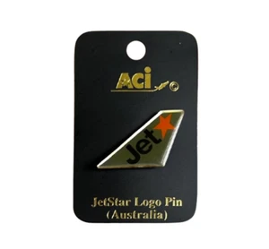 10335 JETSTAR JET STAR AIRWAYS AUSTRALIAN AIRLINE TAIL PIN TAIL FIN AVIATION PIN - Picture 1 of 2