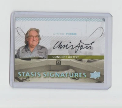 Alien Movie Autograph Card Stasis Signature #SSS7 Chris Foss Concept Artist (A) - Image 1 of 2