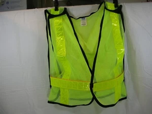 CHALECO DE SEGURIDAD MALLA DE CAL NORTH CON RAYAS REFLECTANTES NORTE-BRITÁNICAS AMARILLAS GRANDE - Imagen 1 de 3
