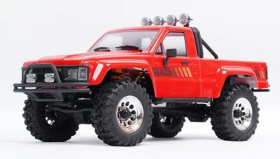 HPI RC 1/18 Truck 1985 TOYOTA HILUX SR5 PickUp BRUSHLESS 4X4 *RTR*  -RED- - Image 1 of 4