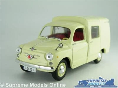 SEAT FIAT 600 FORMICHETTA DELIVERY VAN SOLIDO MODELO ESCALA 1:43 CREME K8Q 500  - Imagem 1 de 4