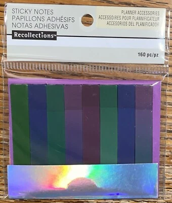 Accesorios planificador recuerdos notas adhesivas coloridas pestañas álbum de recortes pegatinas Foto 1 de 2