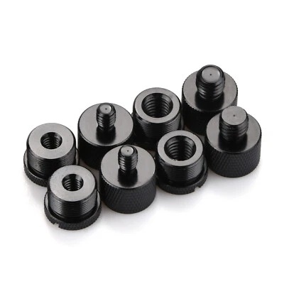UNBRAND Kit adaptador de rosca con soporte de micrófono 8* 5/8 hembra a 3/8 macho 5/8 hembra a 1/4 macho