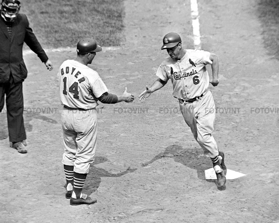 Foto Imagen STAN MUSIAL ST LOUIS CARDINALS 3 HR Juego 8x10 11x14 o 16x20 (SM6) Foto 1 de 1