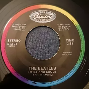 The Beatles – Twist And Shout / There's A Place (Capitol Records B-5624) - Picture 1 of 6