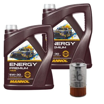 Febi BILSTEIN Olio 10L mannol Energy Premium 5W-30 per Daewoo Musso FJ 2.9 - Immagine 1 di 4