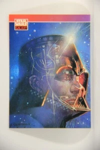 Star Wars Galaxy 1993 Topps Trading Card #123 Darth Vader's Mask Artwork L003011 - Picture 1 of 2