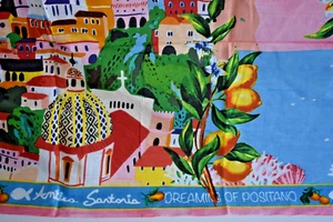 ANTICA SARTORIA 2025 DREAMING OF POSITANO BAUMWOLLSCHAL EINHEITSGRÖSSE - Bild 1 von 7
