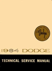 1964 Dodge 330 440 Dart Shop Service Repair Manual Engine Drivetrain Electrical - Picture 1 of 5