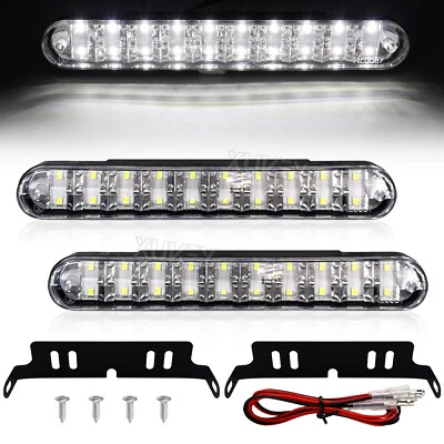 2pcs 12V Universal 20LED Weiß Tagfahrlicht Tagfahrleuchten DRL Scheinwerfer AUTO - Bild 1 von 4