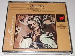Stravinsky: The Nightingale, Mavra, 35 Songs (2 CD, 1991, Sony) - Picture 1 of 1