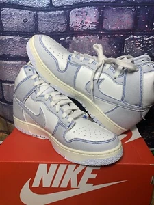 Size 9 - Nike Dunk High 1985 Blue Denim 2022 Great condition 10/10 - Picture 1 of 9