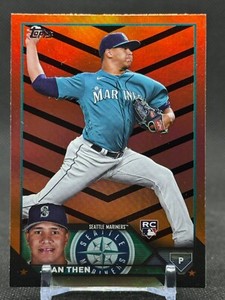 2023 Topps Update Juan Then #US112 Orange & Black Foil Parallel Rookie RC