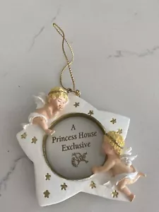 De colección Casa de la Princesa Navidad Adorno 2 Ángeles Estrella Marco de Imagen Nevera Imán - Imagen 1 de 3
