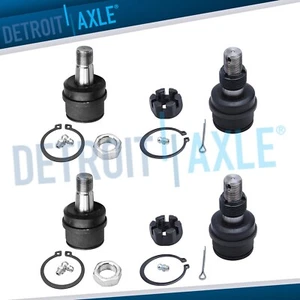 All (4) Front Upper and Lower Ball Joint for Chevrolet Dodge Ford GMC Jeep - Picture 1 of 8