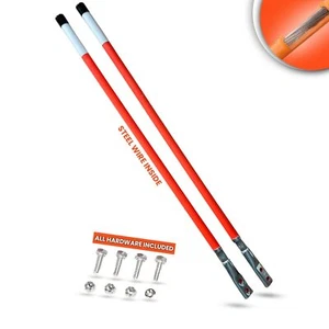 36" Length - Reflective Universal Unbreakable Orange Snow Plow Guide Markers - Picture 1 of 1