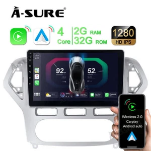 2+32GB Autoradio für Ford Mondeo MK4 2007-2010 WIFI BT CarPlay Navigation GPS - Bild 1 von 11