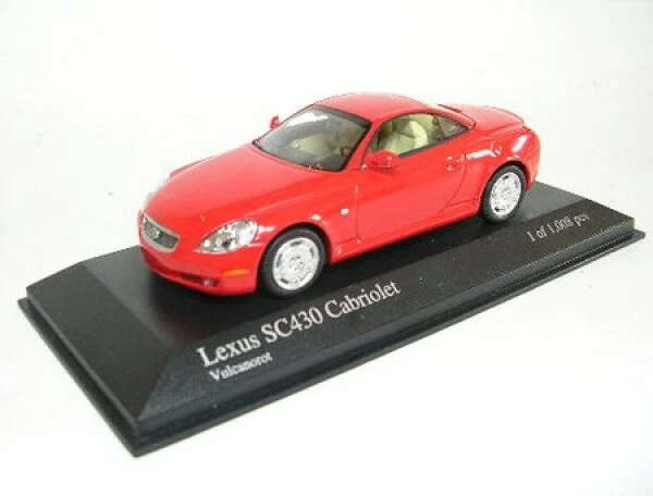 Lexus SC30 Cabriolet (Vulcanorot) 2004 IN Conf. Orig. Con Acrylhaube 1:43 - Immagine 1 di 1