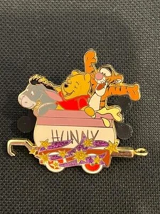 Disney Pin - Eeyore, Pooh and Tigger - Character Train - Mystery Tin Hunny Pot - Picture 1 of 1