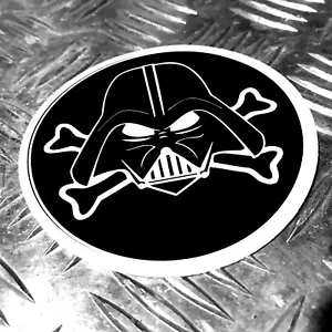 darth vader star wars pirate desgn sticker 97mm - Picture 1 of 1