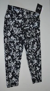Under Armour Girls Leggings Youth Small Cropped Motion Print Multicolor NWT - Picture 1 of 5