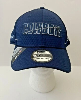 NUEVA ERA 39 TREINTA 3930 NFL DALLAS COWBOYS HOMBRE SOMBRERO AZUL ENTRENAMIENTO 20 MEDIANO GRANDE Foto 1 de 4