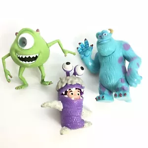 Choco Party Disney Mini Figura Monstruos, Inc. Sulley Mike Boo Set Tomy Japón - Imagen 1 de 5
