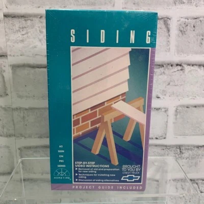 Hometime Siding Step By Step Video Instructions VHS Sealed - Image 1 of 3