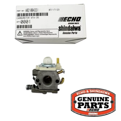 Genuine Echo A021004331 Carburetor WTA-35 for EB600RT & PB-580T Backpack Blowers - Image 1 of 3