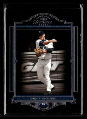Bret Boone #'d /999 - 2004 Donruss Timeless Treasures  #65 Seattle Mariners - Image 1 of 2