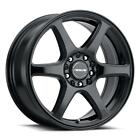 14 inch 14x5.5 Raceline 146B MATRIX Gloss Black wheels rims 4x100 +35