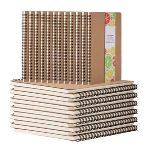24Pack Blank Spiral Notebook,A5 Unlined Spiral Notebook, 120 Pages Journal - Picture 1 of 11