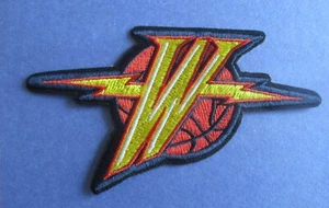 Golden State Warriors Alt Logo -1997-2010 NBA Basketball New Iron-On Patch - Picture 1 of 1