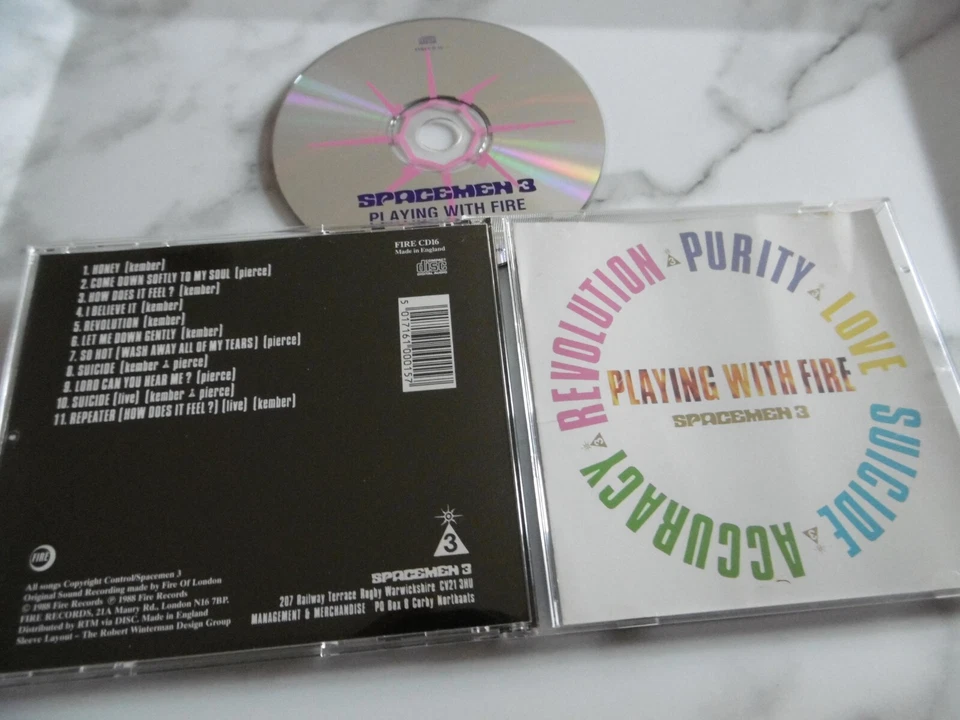 Spacemen 3 Playing With Fire CD Album 16 1988 Honig Suicide So Hot - Bild 1 von 1