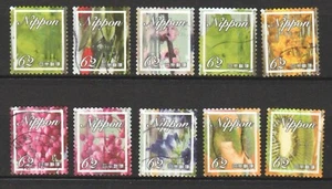 JAPAN 2018 WINTER GREETING 62 YEN (HABARIUM) COMP. SET OF 10 STAMPS IN FINE USED - Picture 1 of 4