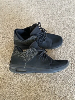 Nike Air Jordan First Class AJ7312-021 Black/Gold Mens 12 Shoes, LOW Miles!!! - Image 1 of 4