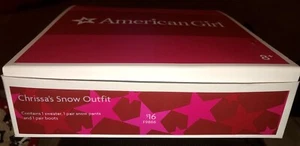 GOTY American Girl Chrissa's SNOW GEAR Snowshoes Tube Sweater Snow Pants NEW - Picture 1 of 6