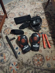 Karate Trainingsgeräte Helm/Handschuhe/Hausschuhe/Tasche/Waffen KOSTENLOSER VERSAND - Bild 1 von 10