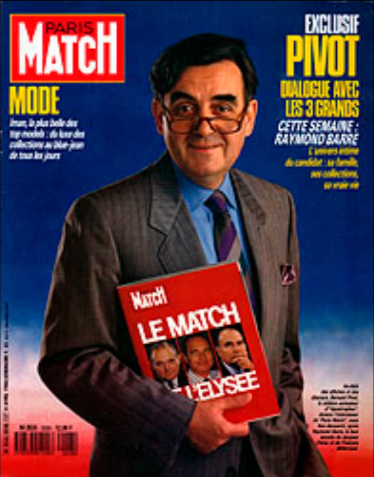 Paris Match n°2028 ★ 8 avril 1988 ★ Bernard Pivot ★ Jacques Mesrine ★ NEUF ★ - Photo 1/1