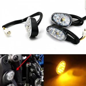 Lamp LED Turn Signals Indicator Light Flush Mount For YZF R6 R3 R1 R25 FZ6R/FZ8 - Foto 1 di 7