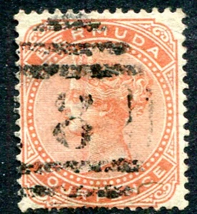 BERMUDA: (16331) K3a “8” numeral postmark/cancel - Picture 1 of 1