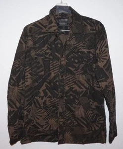 21 Men Black Brown Lightweight Jacket Mens M   - Picture 1 of 3