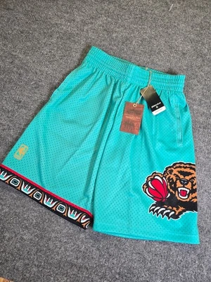 Pantalones Cortos Mitchell & Ness Vancouver Grizzlies 1996-97 Swingman Road Teal S Nuevos con Etiquetas Foto 1 de 4