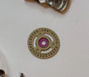 Rolex 2135 Damas Datejust DJ Datewheel 26mm Reloj Bronceado Auténtico Pieza de Fábrica - Imagen 1 de 1