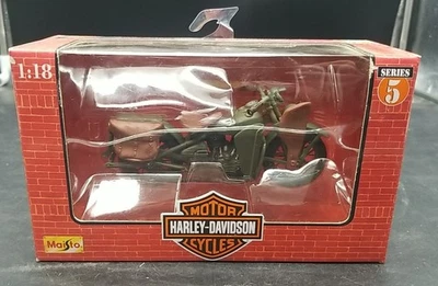Maisto Harley Davidson Road King масштаб 1:18 литая 1942 плоская головка Вторая мировая война  - Изображение 1 из 4