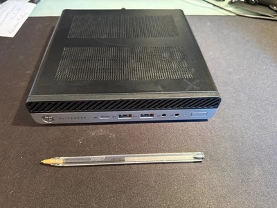 HP EliteDesk 800 G4 Mini, i7-8700, 32GB DDR4, 256GB M.2, 2TB M.2, WiFi, BT, PSU - Image 1 of 4