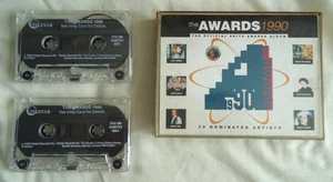 THE AWARDS 1990 - Official Brit Awards Double Music Audio Cassette Tape Album - Picture 1 of 2