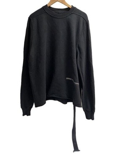 RICK OWENS DRKSHDW Felpa girocollo XL Cotone BLK DU02C5279 FER1