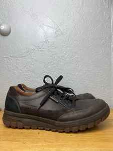 Mephisto Paco Mens 13 Shoes Portugal Brown Leather Air Relax Hydro Protect - Picture 1 of 11